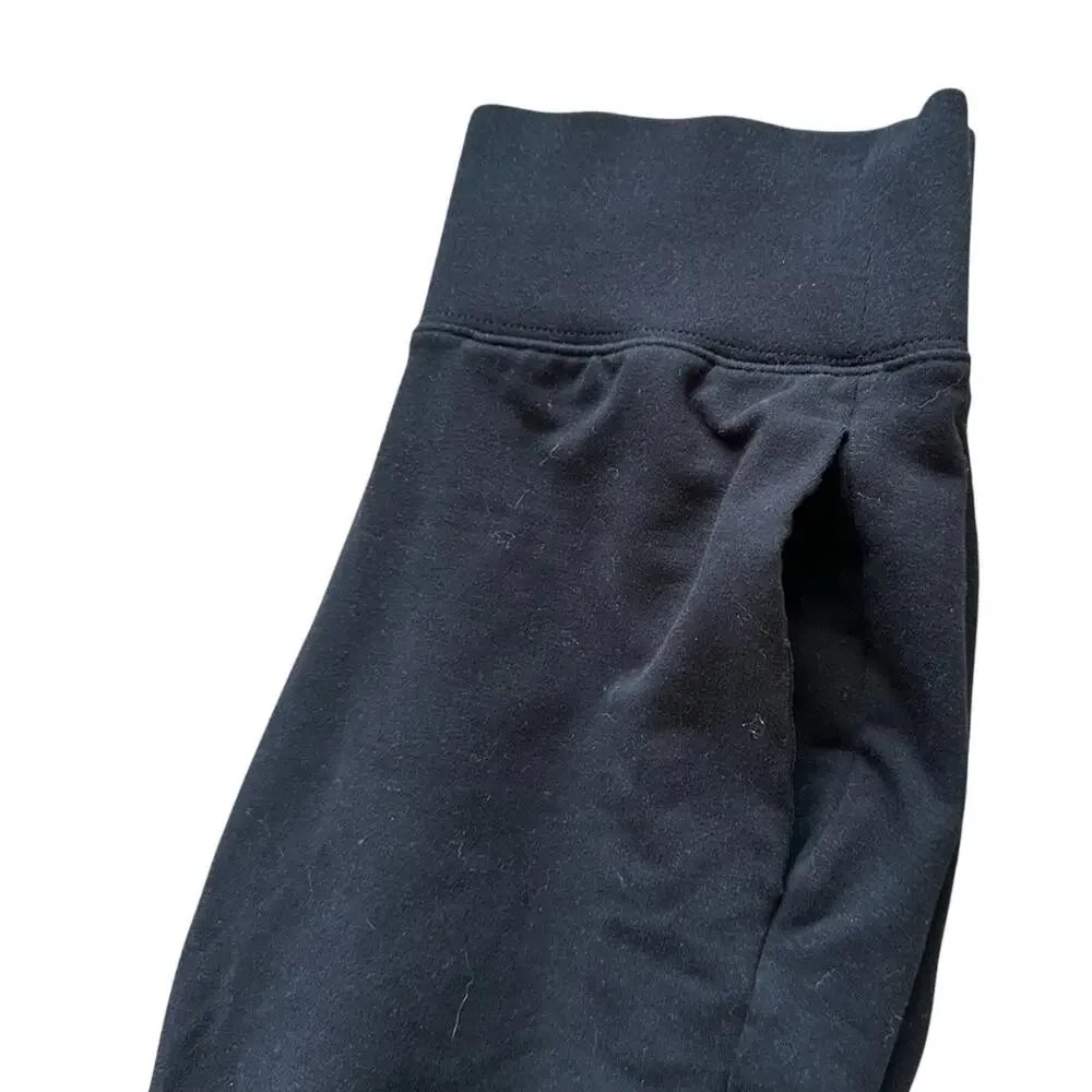 ALO Yoga Black Ruched Leg Legging